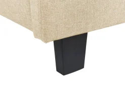 Letto Tessuto LA ROCHELLE 180 x 200 cm Beige