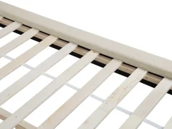 Letto Tessuto LANNION 180 x 200 cm Beige chiaro