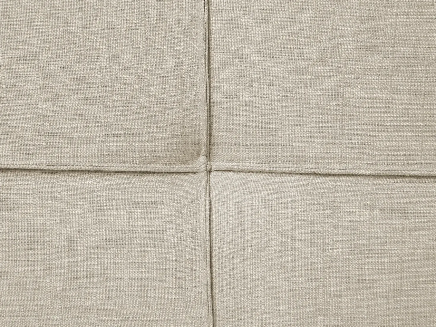 Letto Tessuto LANNION 180 x 200 cm Beige chiaro