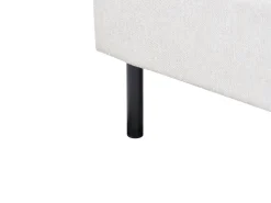 Letto Tessuto MARGUT 180 x 200 cm Beige chiaro