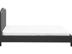 Letto Tessuto MONTPELLIER 180 x 200 cm Grigio scuro