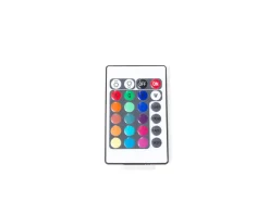 Letto Tessuto MONTPELLIER 180 x 200 cm LED Multicolore