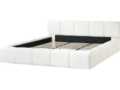 Letto Tessuto ORVILLE 180 x 200 cm Bianco sporco