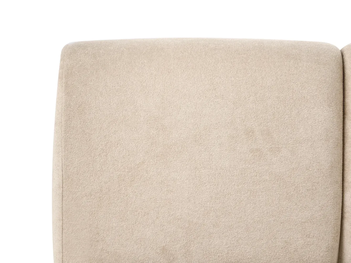 Letto Tessuto ORVILLE 180 x 200 cm Tortora