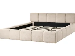 Letto Tessuto ORVILLE 180 x 200 cm Tortora