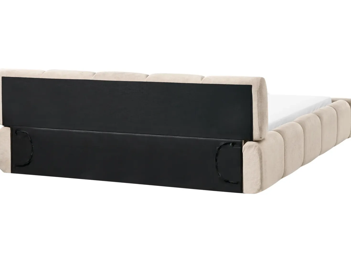 Letto Tessuto ORVILLE 180 x 200 cm Tortora