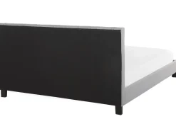 Letto Tessuto POITIERS 180 x 200 cm Grigio chiaro