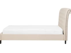 Letto Tessuto REIMS 180 x 200 cm Beige