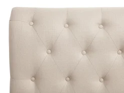 Letto Tessuto REIMS 180 x 200 cm Beige