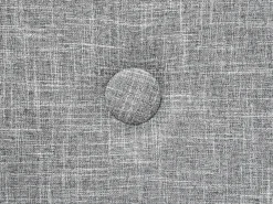 Letto Tessuto RENNES 180 x 200 cm Grigio chiaro