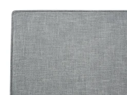 Letto Tessuto SENNEZ 160 x 200 cm Grigio chiaro