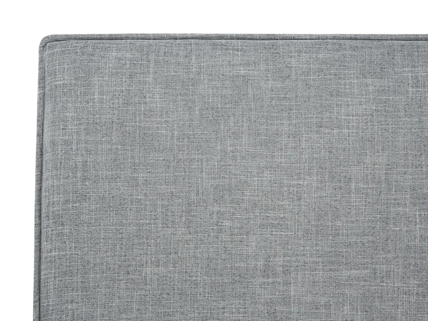 Letto Tessuto SENNEZ 160 x 200 cm Grigio chiaro