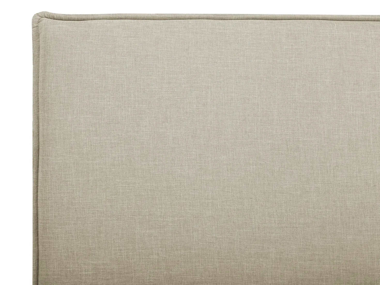 Letto Tessuto SENNEZ 140 x 200 cm Beige
