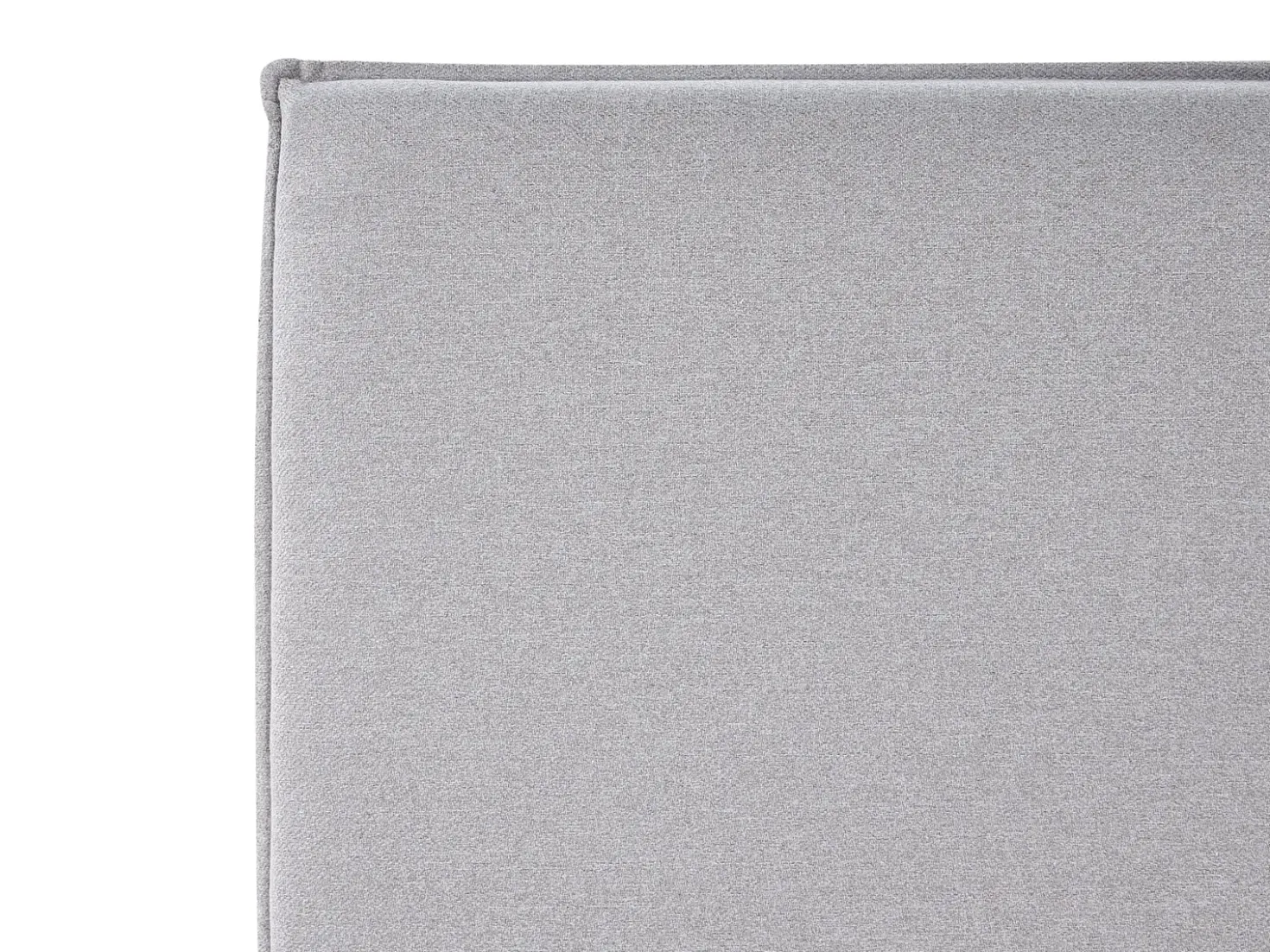 Letto Tessuto SENNEZ 90 x 200 cm Grigio chiaro