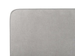 Letto Tessuto VALOGNES 180 x 200 cm Grigio chiaro