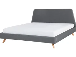Letto Tessuto VIENNE 180 x 200 cm Grigio