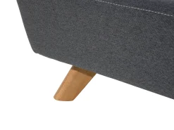 Letto Tessuto VIENNE 180 x 200 cm Grigio