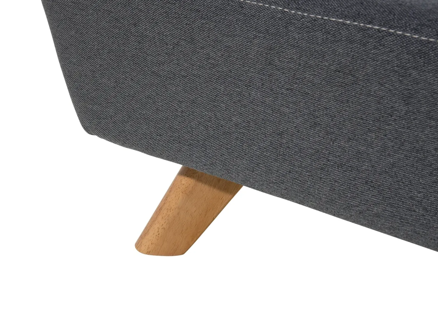 Letto Tessuto VIENNE 180 x 200 cm Grigio