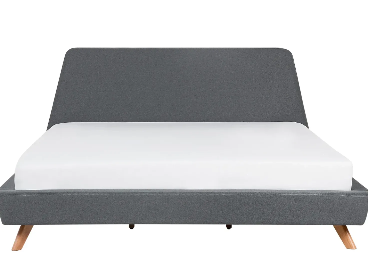 Letto Tessuto VIENNE 180 x 200 cm Grigio