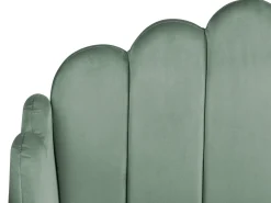 Letto Velluto AMBILLOU 180 x 200 cm Verde