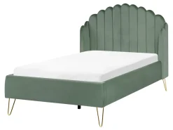 Letto Velluto AMBILLOU 120 x 200 cm Verde