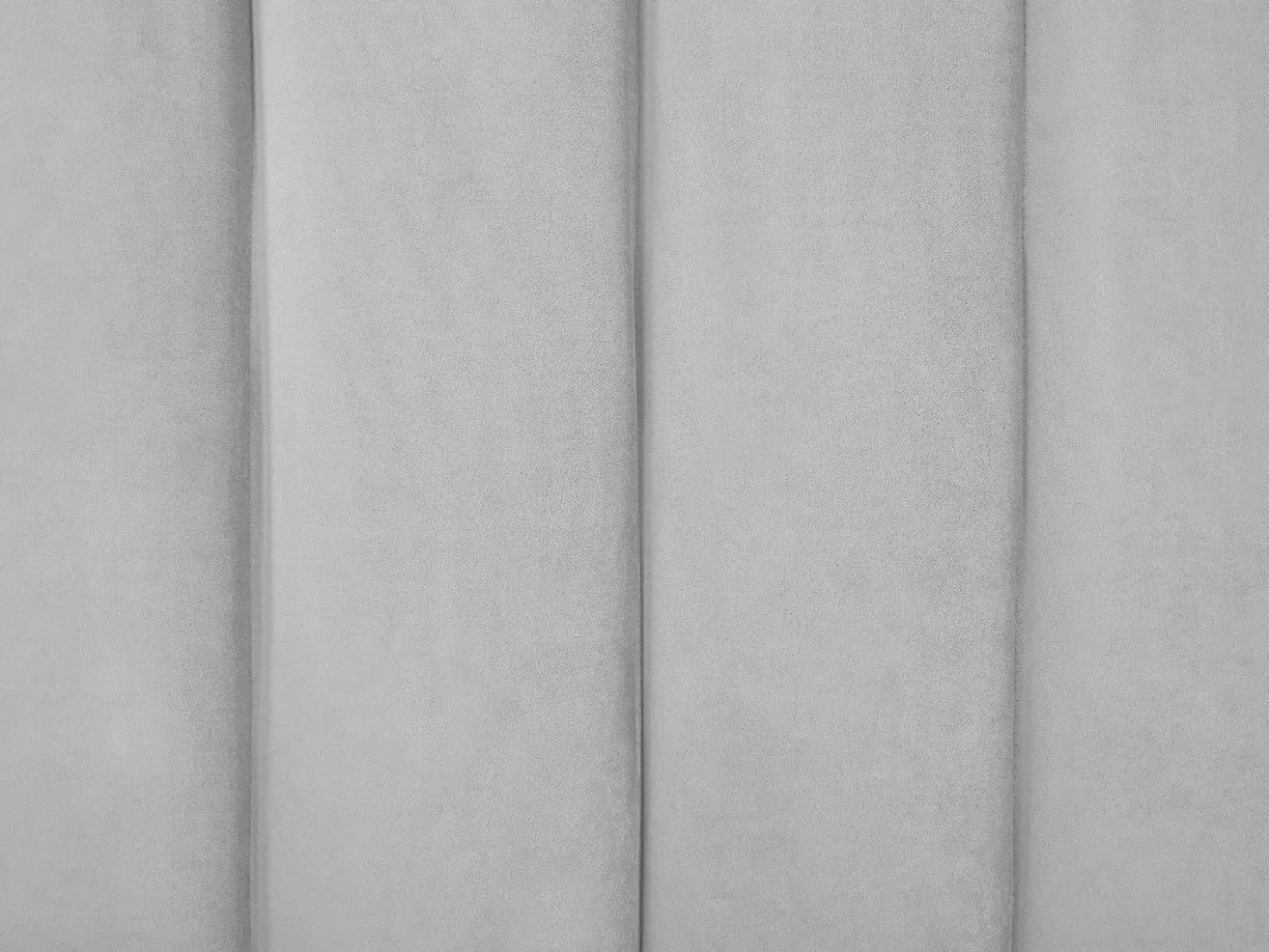 Letto Velluto AMBILLOU 180 x 200 cm Grigio chiaro