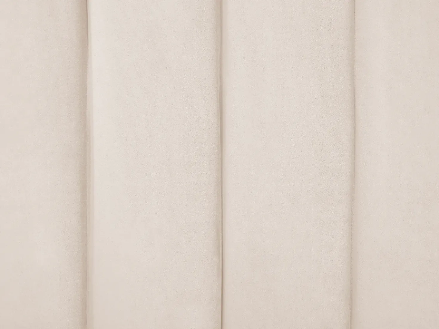 Letto Velluto AMBILLOU 180 x 200 cm Beige chiaro