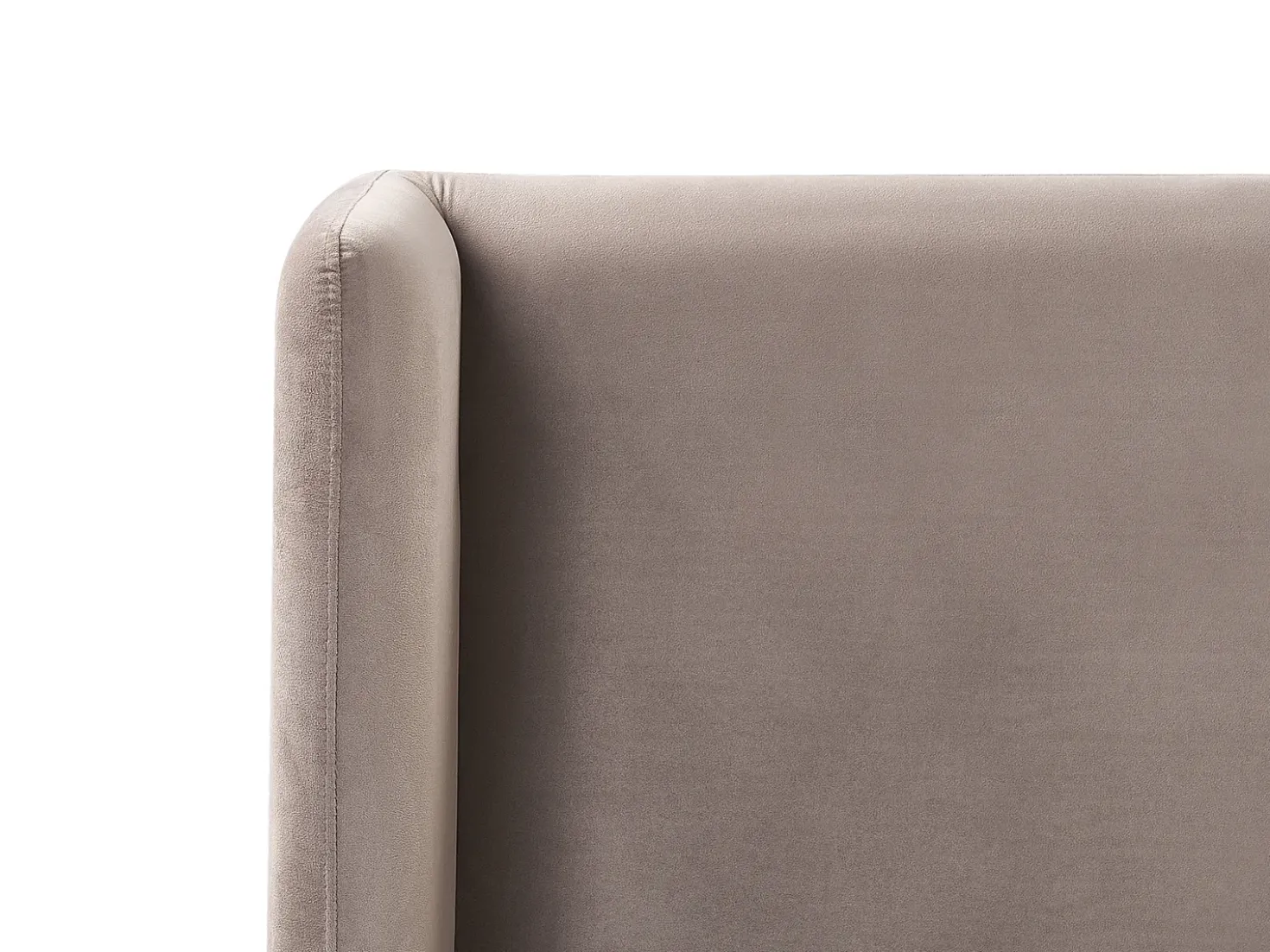 Letto Velluto ARETTE 180 x 200 cm Tortora