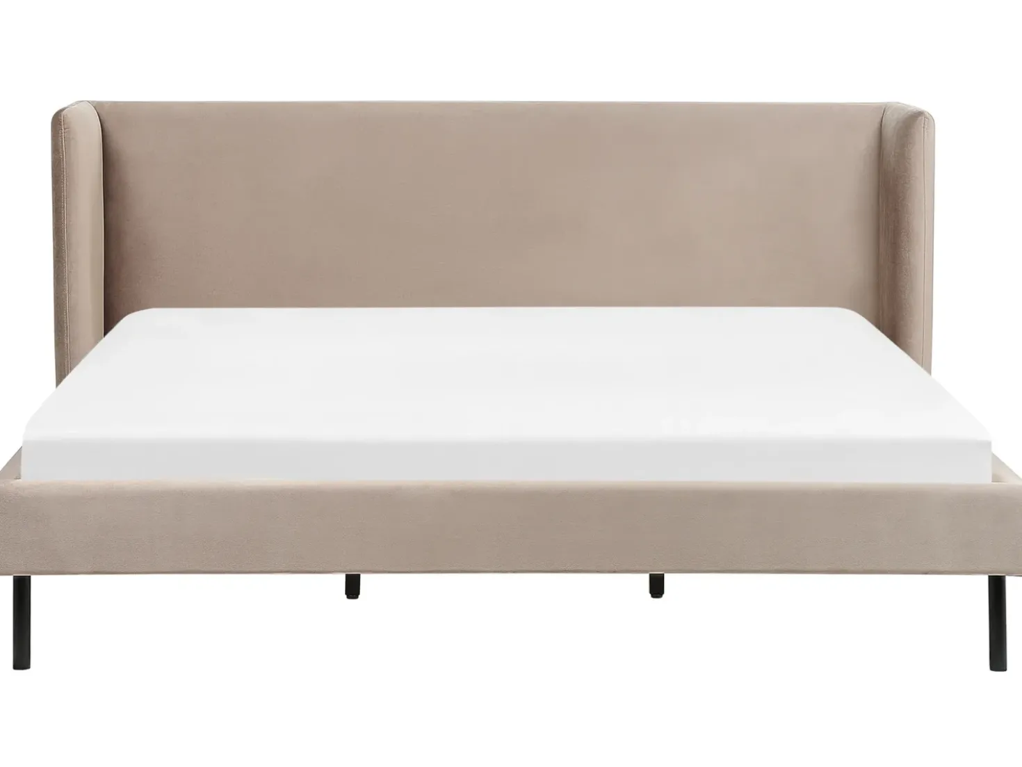 Letto Velluto ARETTE 180 x 200 cm Tortora