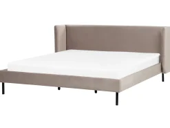 Letto Velluto ARETTE 180 x 200 cm Tortora