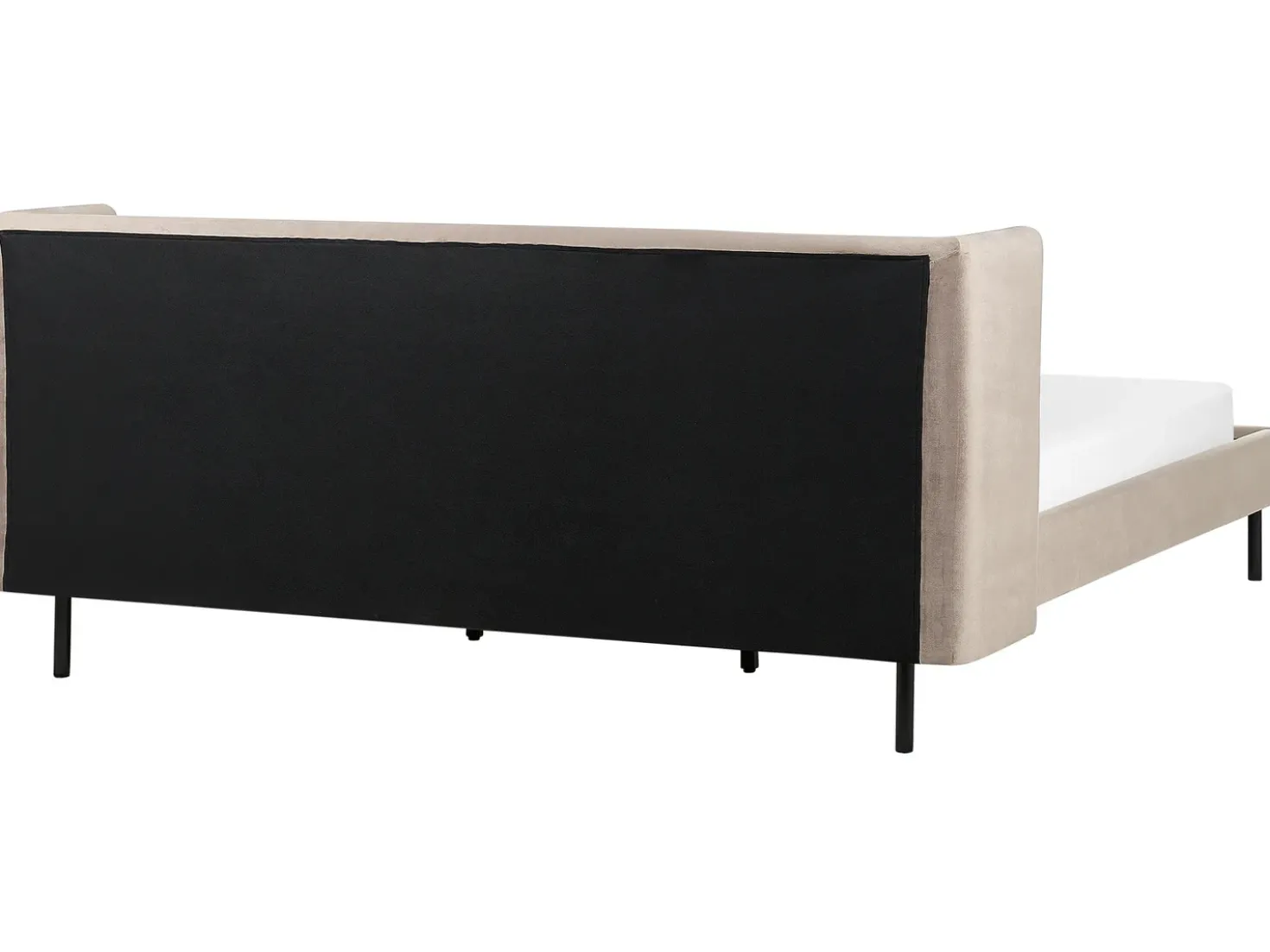 Letto Velluto ARETTE 180 x 200 cm Tortora