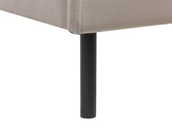 Letto Velluto ARETTE 180 x 200 cm Tortora
