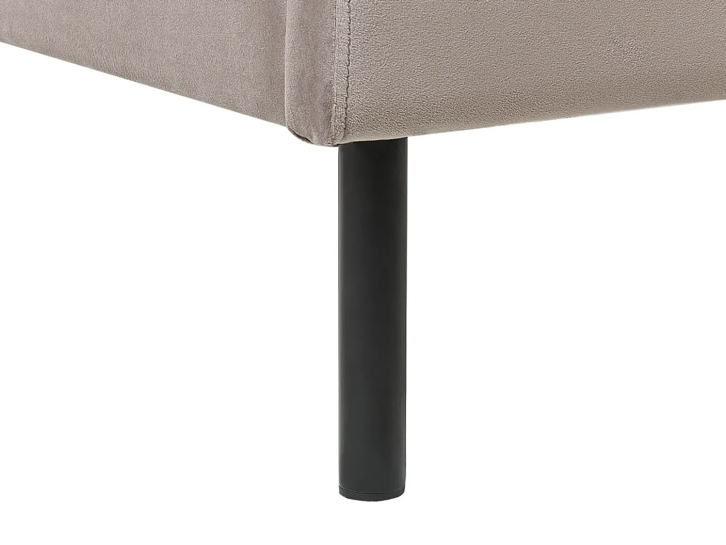 Letto Velluto ARETTE 180 x 200 cm Tortora