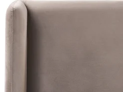 Letto Velluto ARETTE 160 x 200 cm Tortora