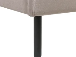 Letto Velluto ARETTE 160 x 200 cm Tortora