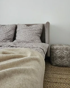 Letto Velluto ARETTE 160 x 200 cm Tortora
