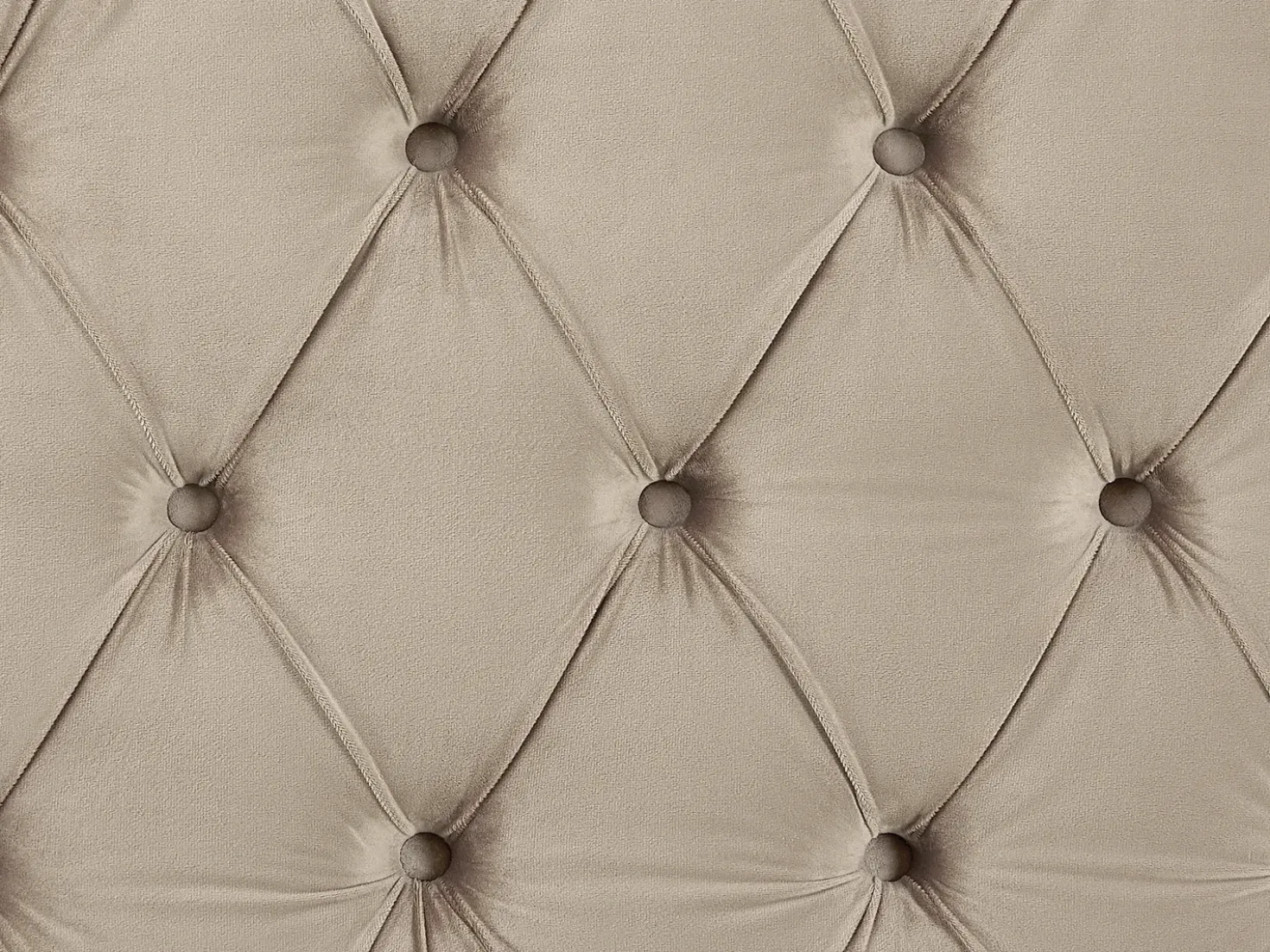 Letto Velluto AYETTE 180 x 200 cm Tortora