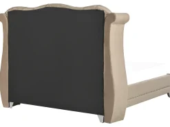 Letto Velluto AYETTE 180 x 200 cm Tortora