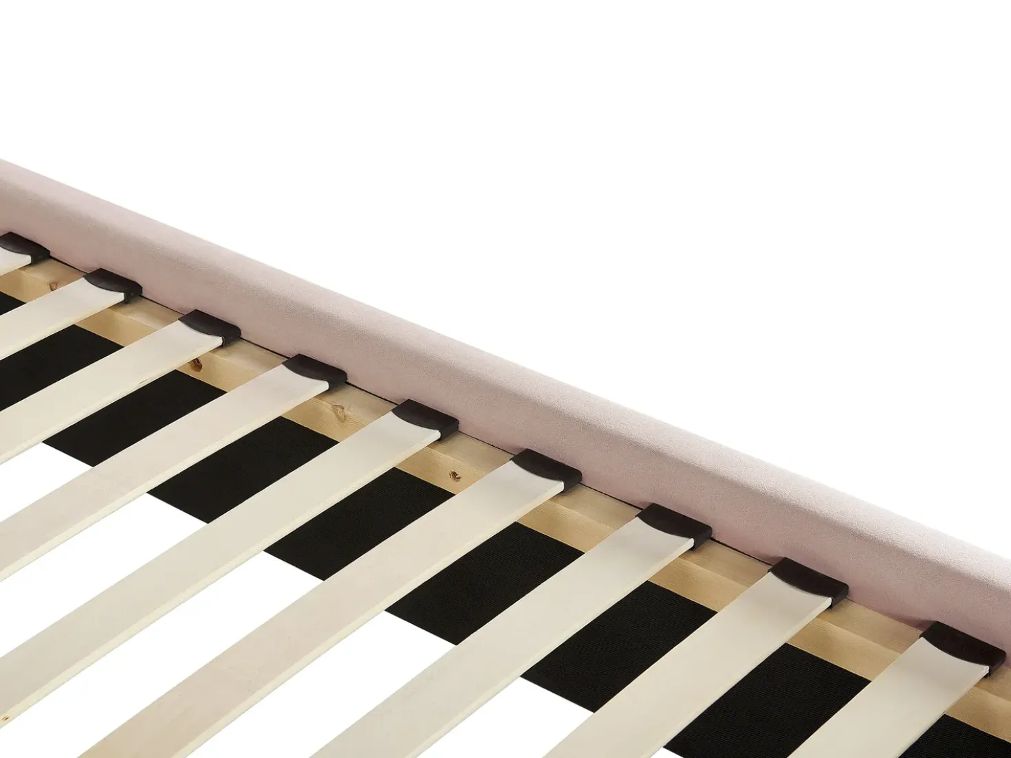 Letto Velluto AYETTE 180 x 200 cm Rosa pastello
