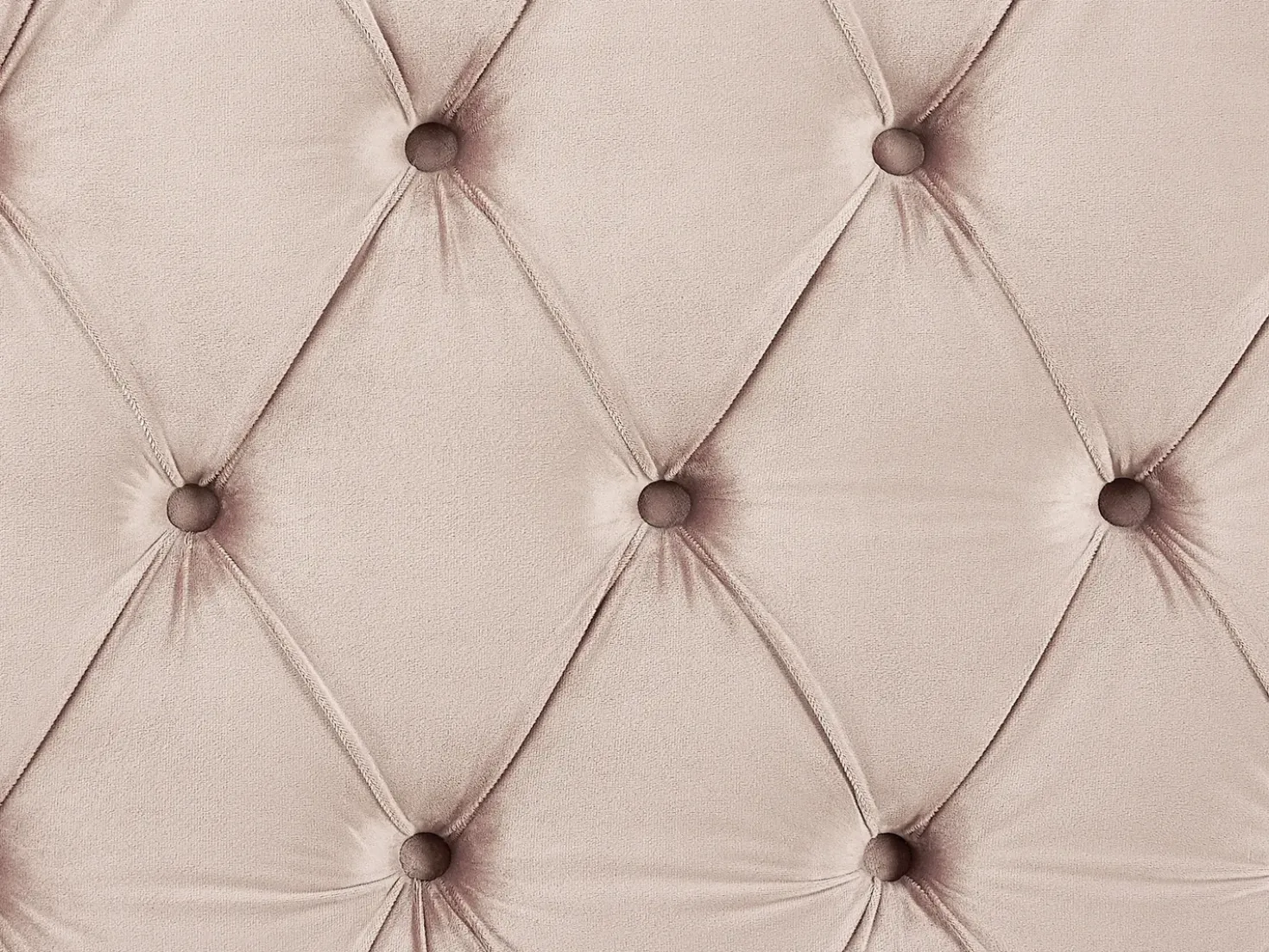 Letto Velluto AYETTE 180 x 200 cm Rosa pastello