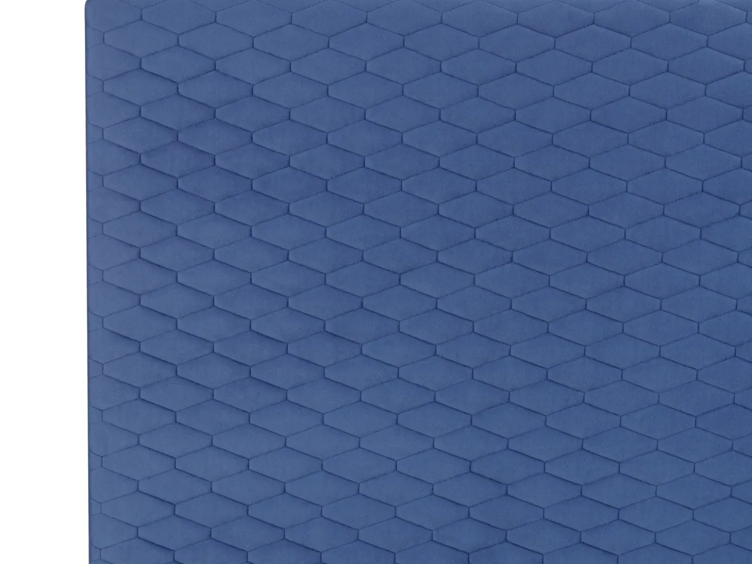 Letto Velluto BAYONNE 180 x 200 cm Blu