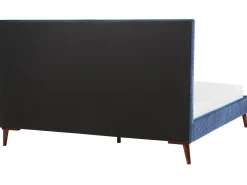 Letto Velluto BAYONNE 180 x 200 cm Blu