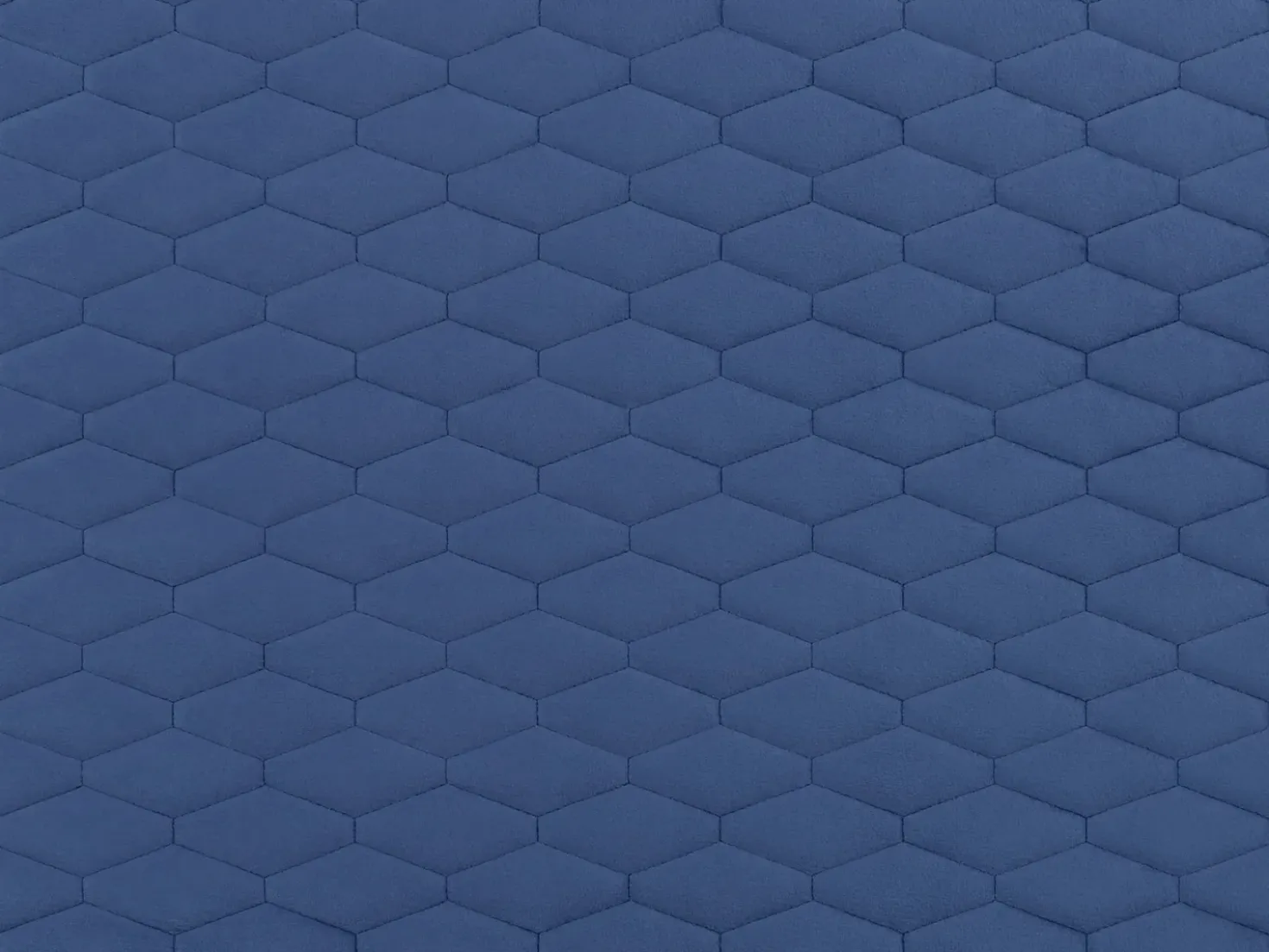 Letto Velluto BAYONNE 180 x 200 cm Blu