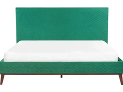 Letto Velluto BAYONNE 180 x 200 cm Verde