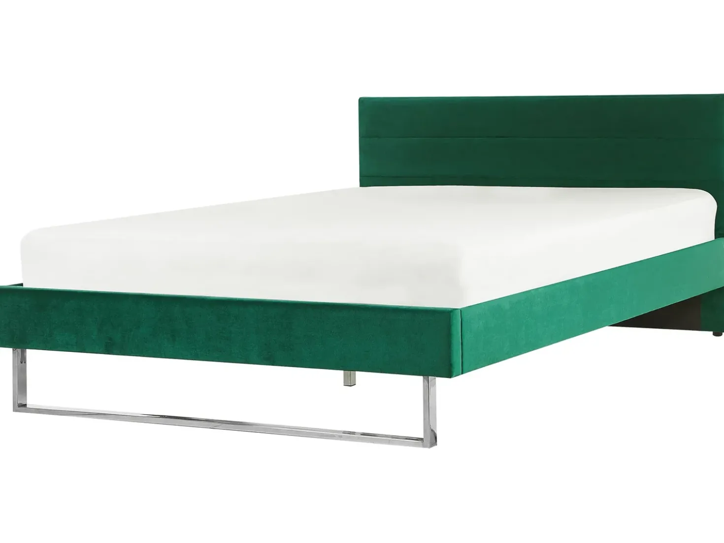 Letto Velluto BELLOU 180 x 200 cm Verde