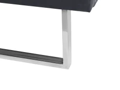 Letto Velluto BELLOU 180 x 200 cm Grigio scuro