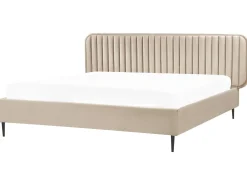 Letto Velluto BRIN 180 x 200 cm Tortora