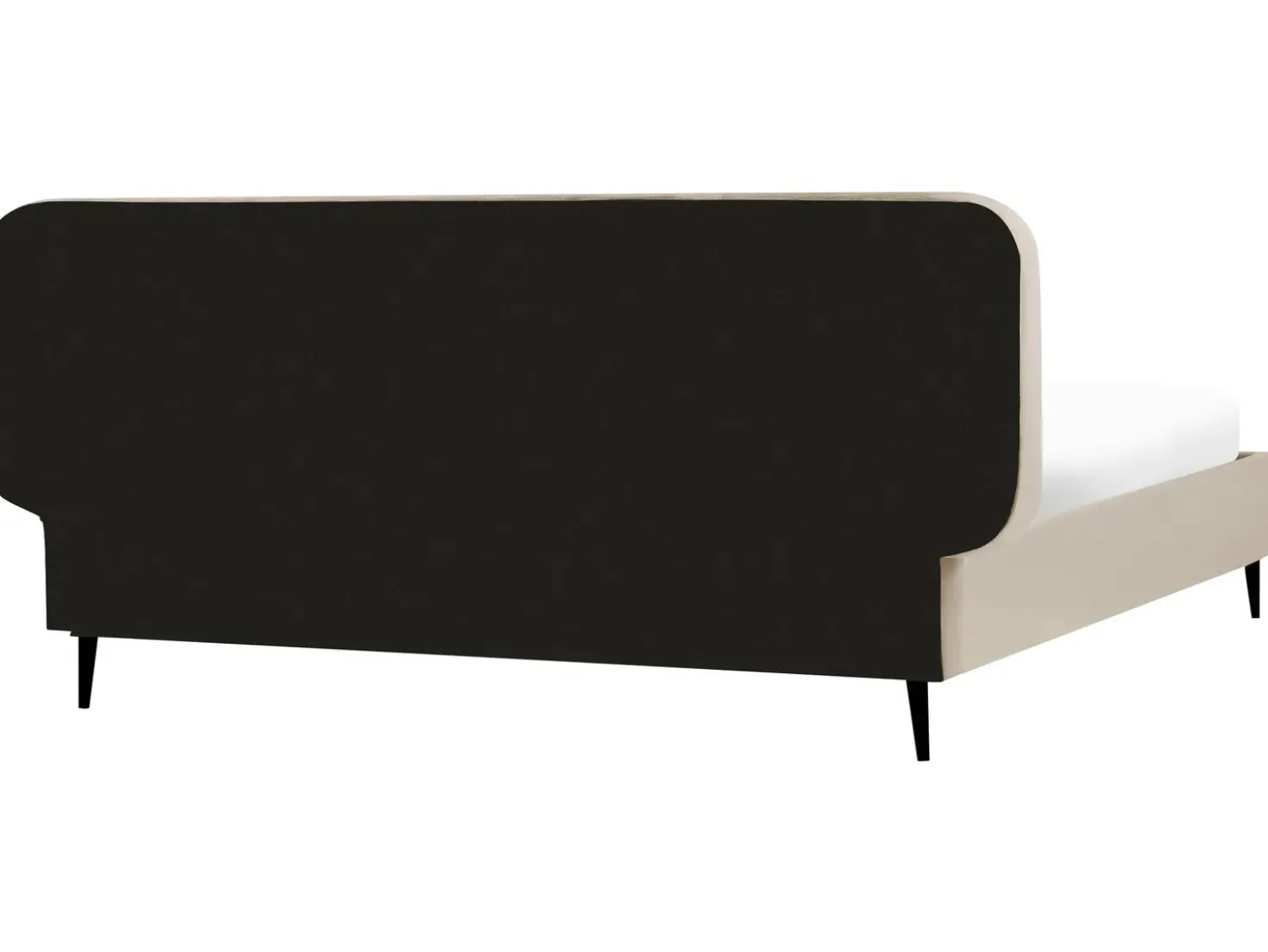 Letto Velluto BRIN 180 x 200 cm Tortora