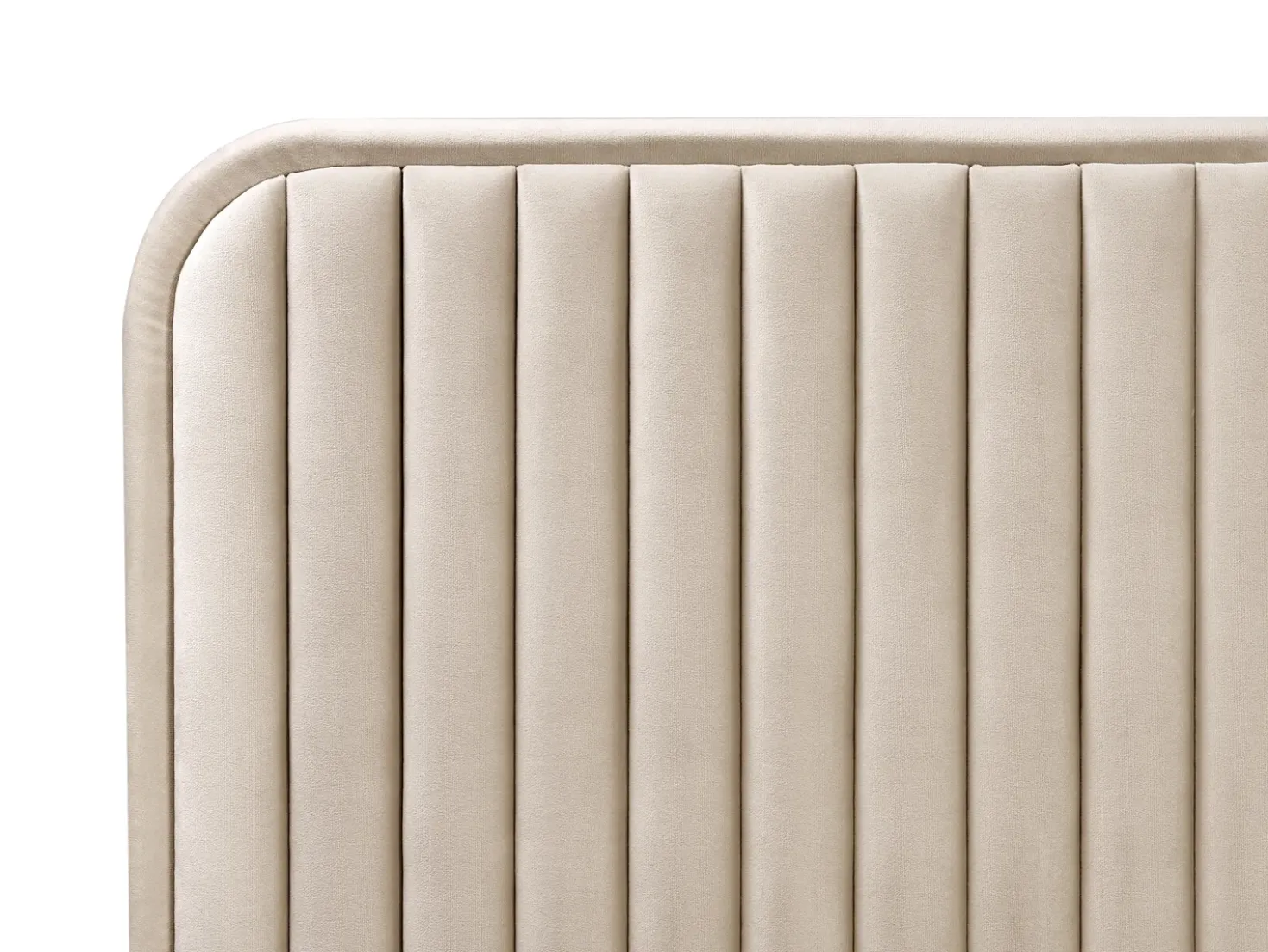 Letto Velluto BRIN 180 x 200 cm Tortora