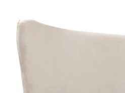 Letto Velluto CHALEIX 140 x 200 cm Tortora
